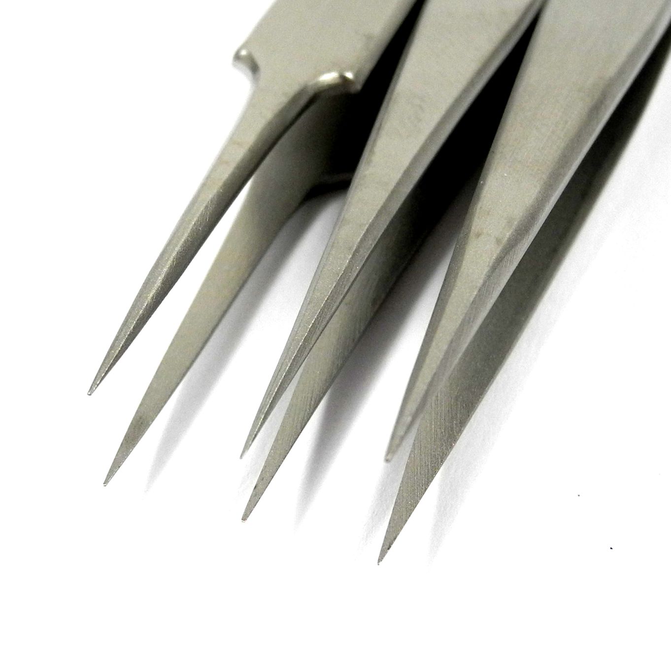 Bergeon 7027-XLR Stainless Steel Diamond Locking Tweezers Extra Large Tips