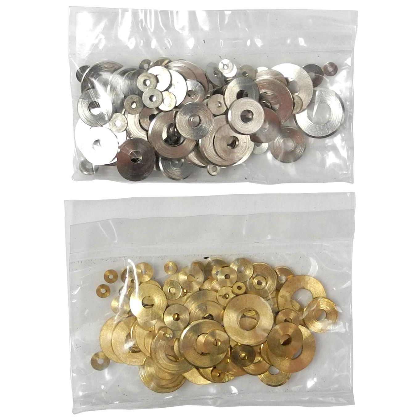 Washers Clock Brass & Steel - CX134