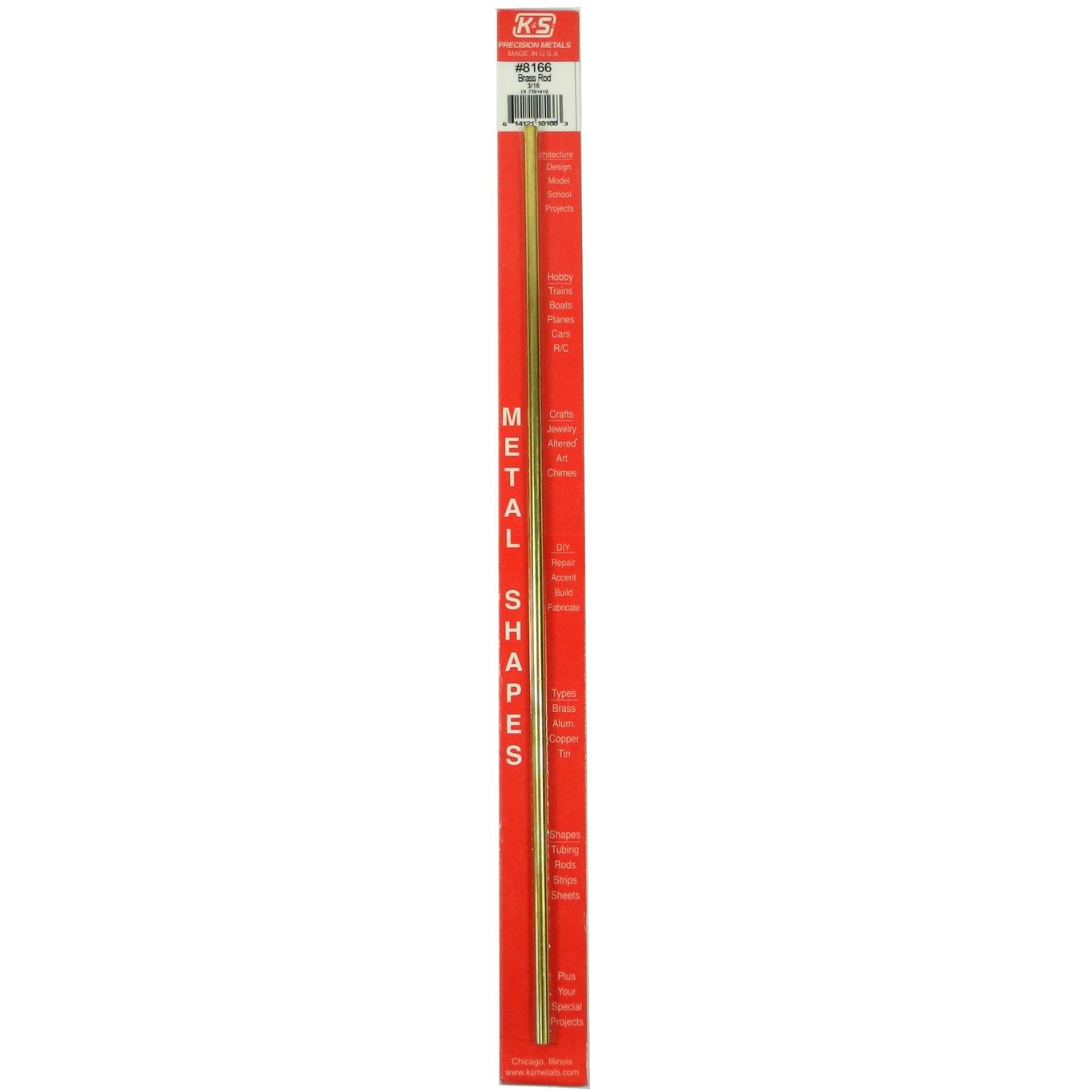 K&S Metals Brass Rod - Click Product and Select Size