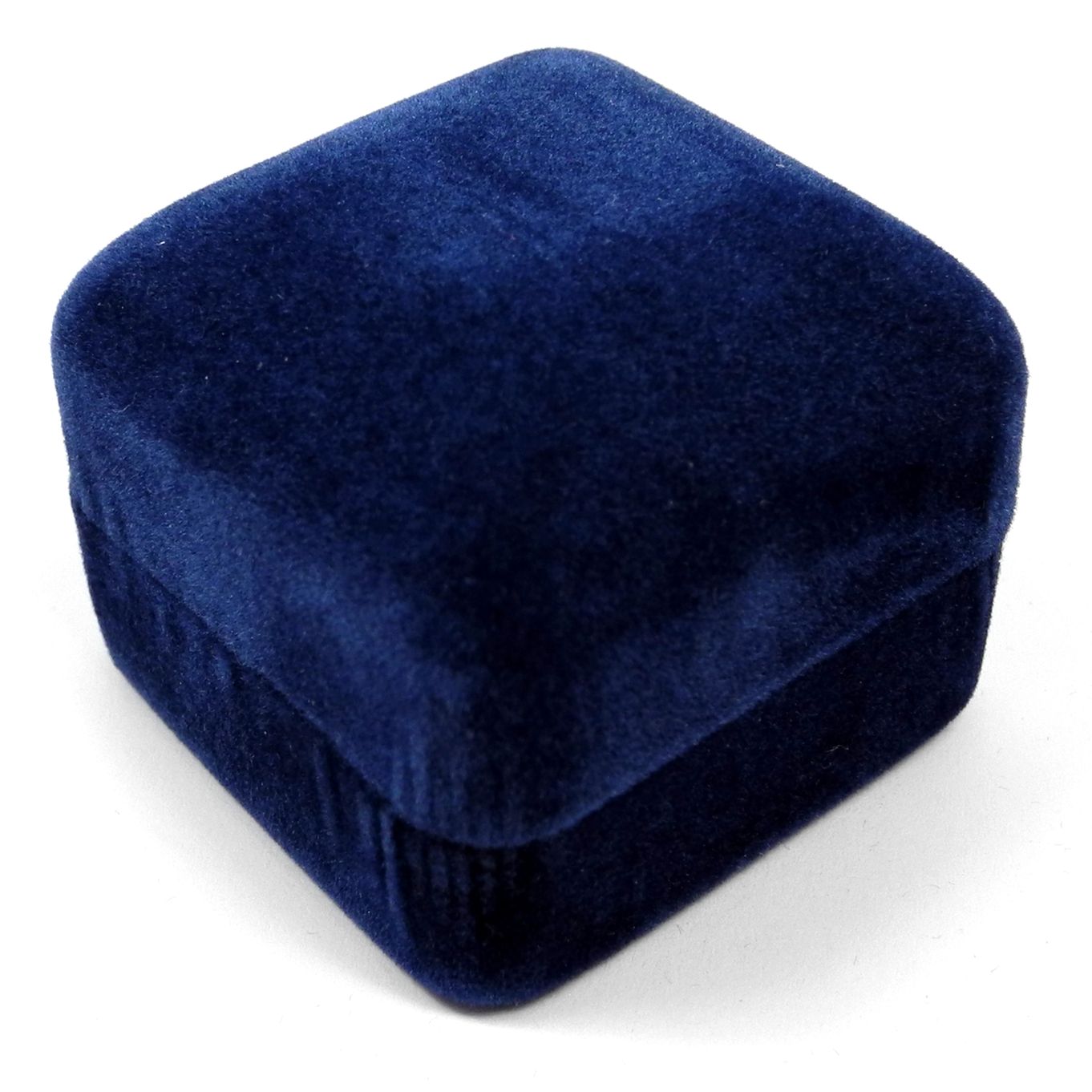 Blue velvet shop ring box