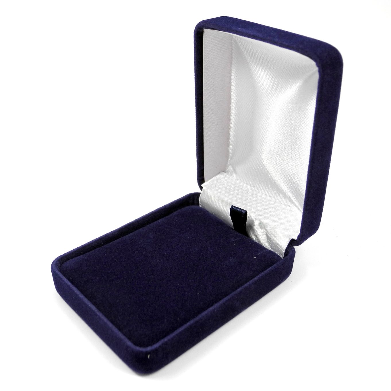 Pendant Case Box (Small) Navy Blue Velvet 59mm x 78mm x 30mm - SP826VNB