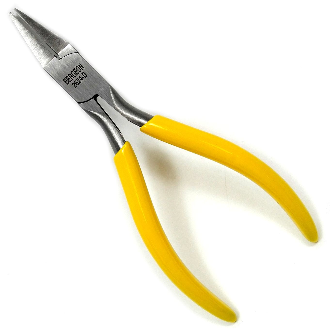 Pliers Flat Nose Smooth Jaw Bergeon 2624-D - HP2624-D