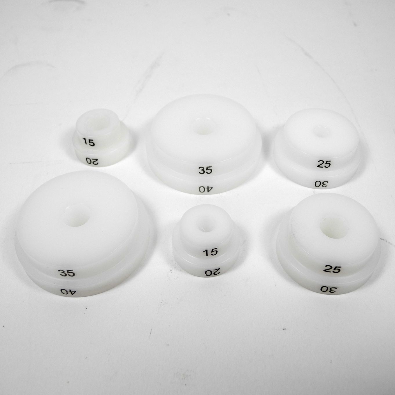 Set Of 6 Nylon Dies For HP29 Case Press Horotec MSA07.112 - HP07112