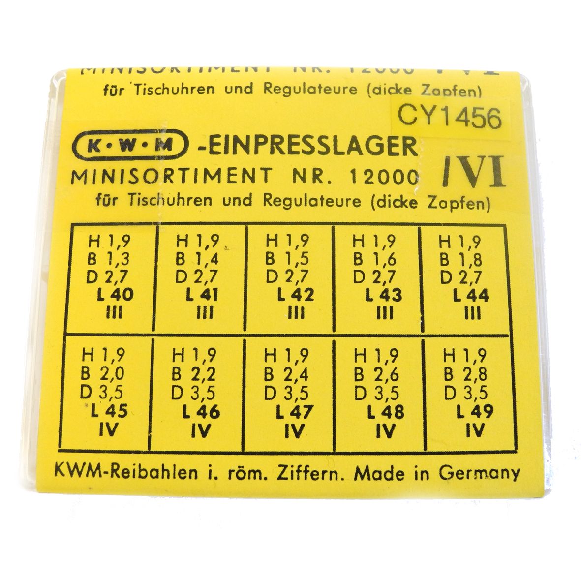 KWM Bush Assortment 12000/VI - CY1456