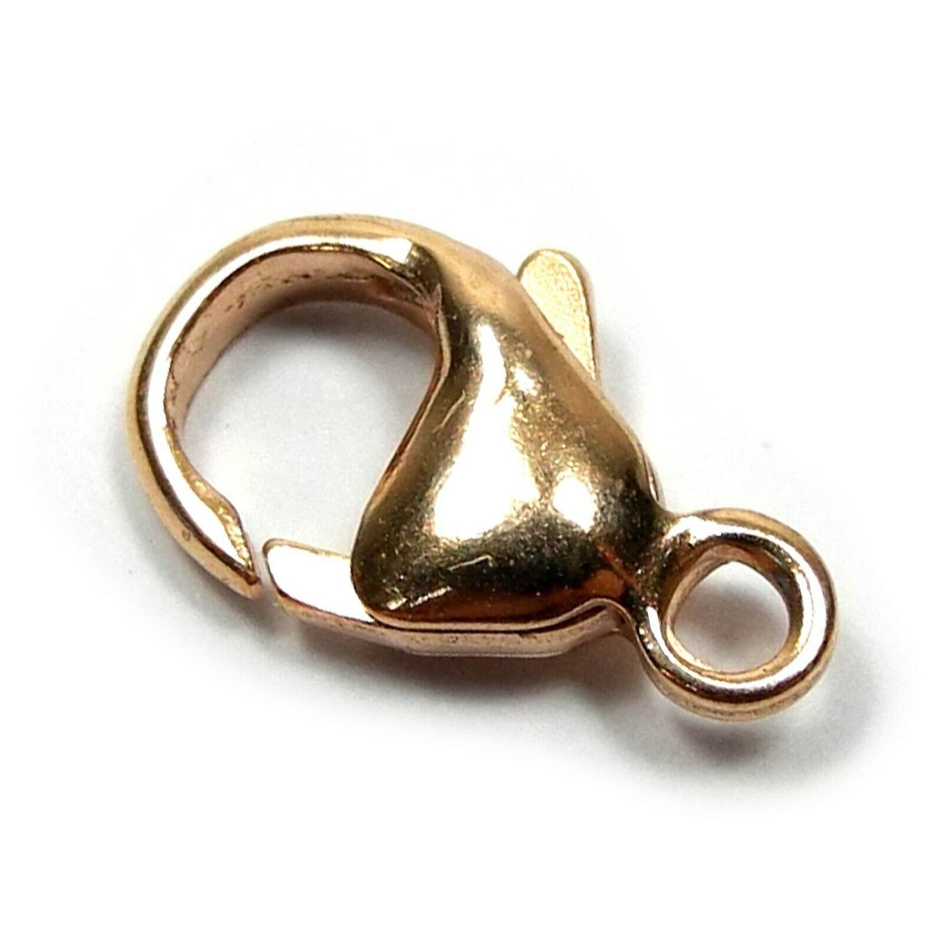 9ct Rose 13mm Karabiner Pattern Clasp - FC713