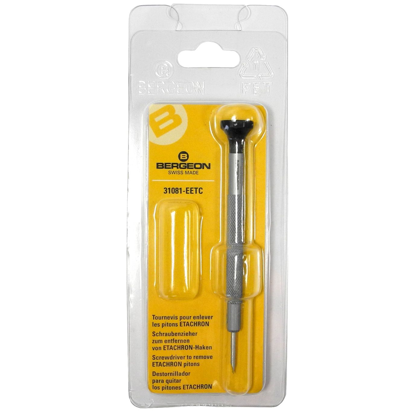 Screwdriver With Blade To Remove ETACHRON Pitons Bergeon 31081-EETC - HS31081-EETC