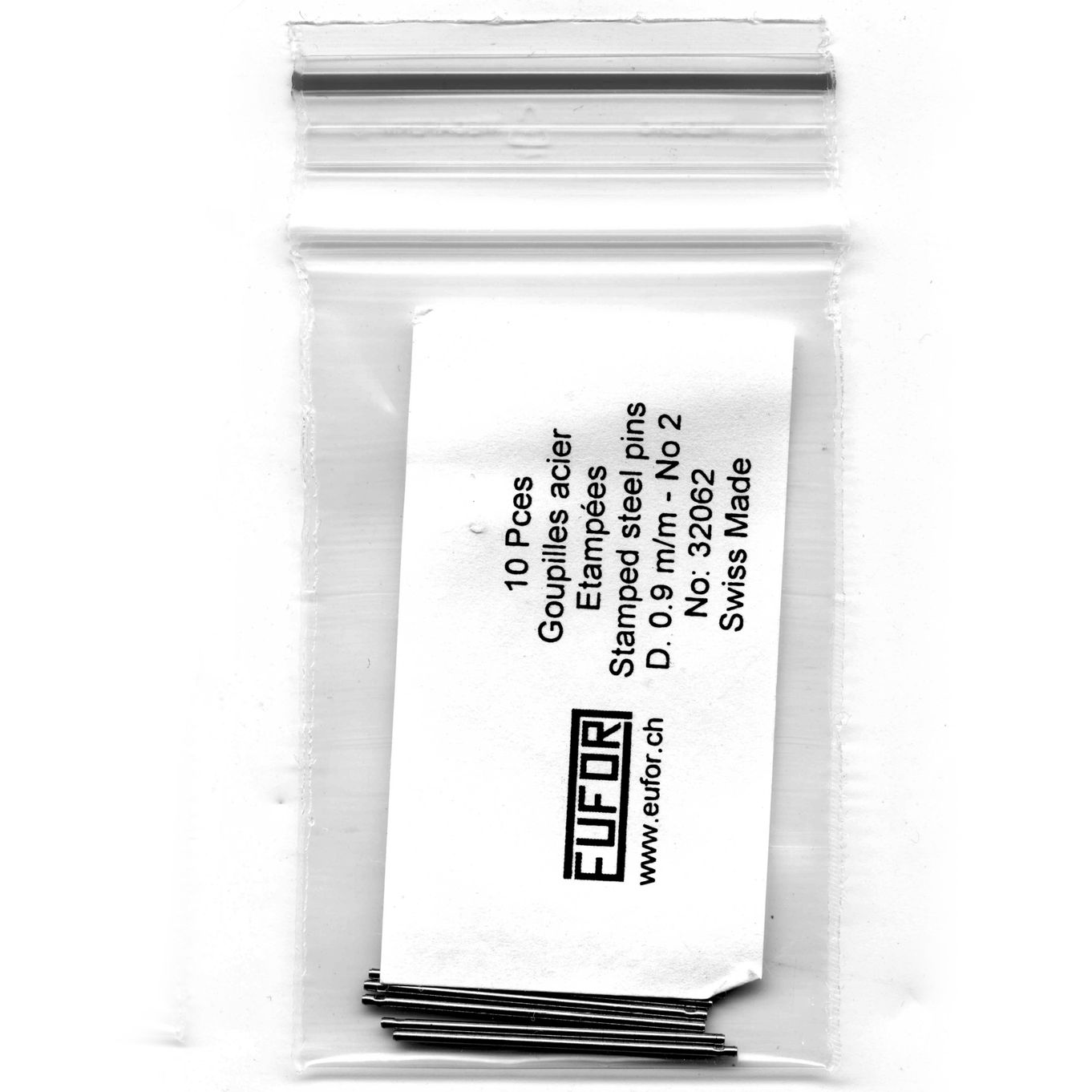 Watch Bracelet Stamped Steel Pins No.2 Ø0.90-0.98mm - MY2291-2