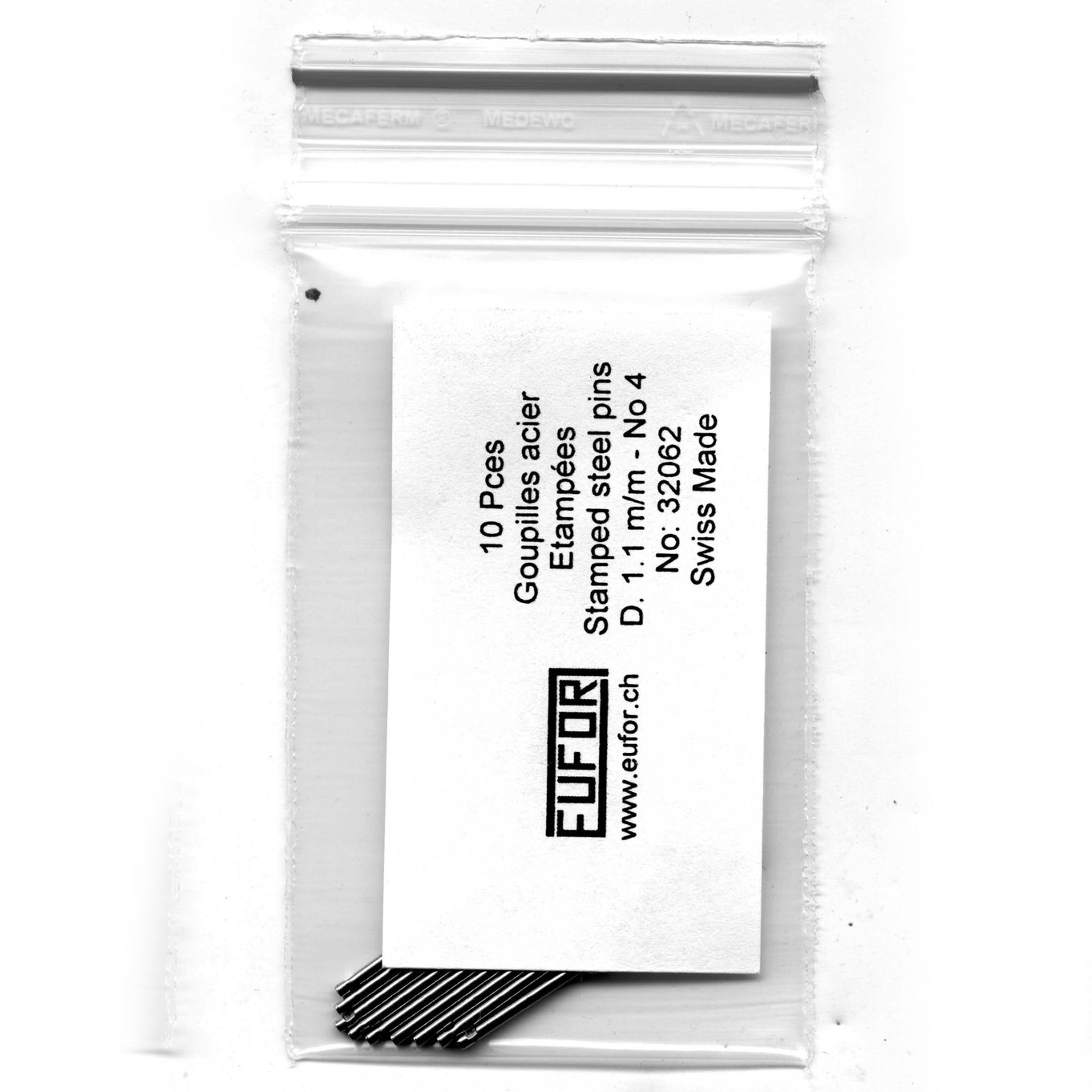 Watch Bracelet Stamped Steel Pins No.4 Ø1.10-1.20mm - MY2291-4