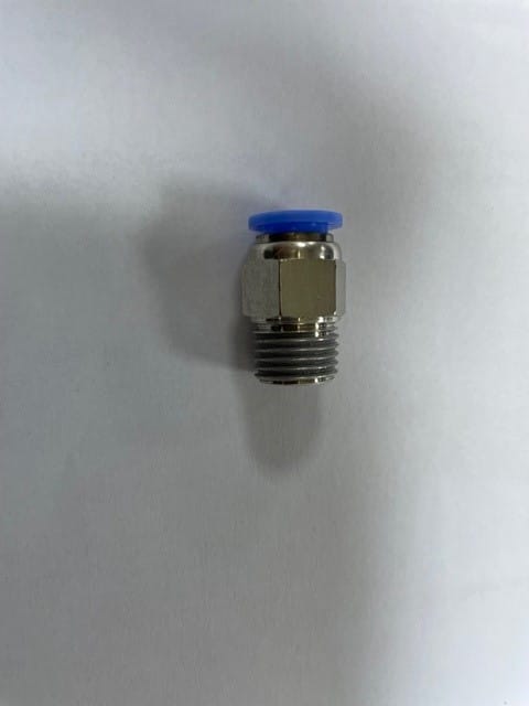 1/4" BSP 8mm Push Fit Compressor Fitting - TZP388