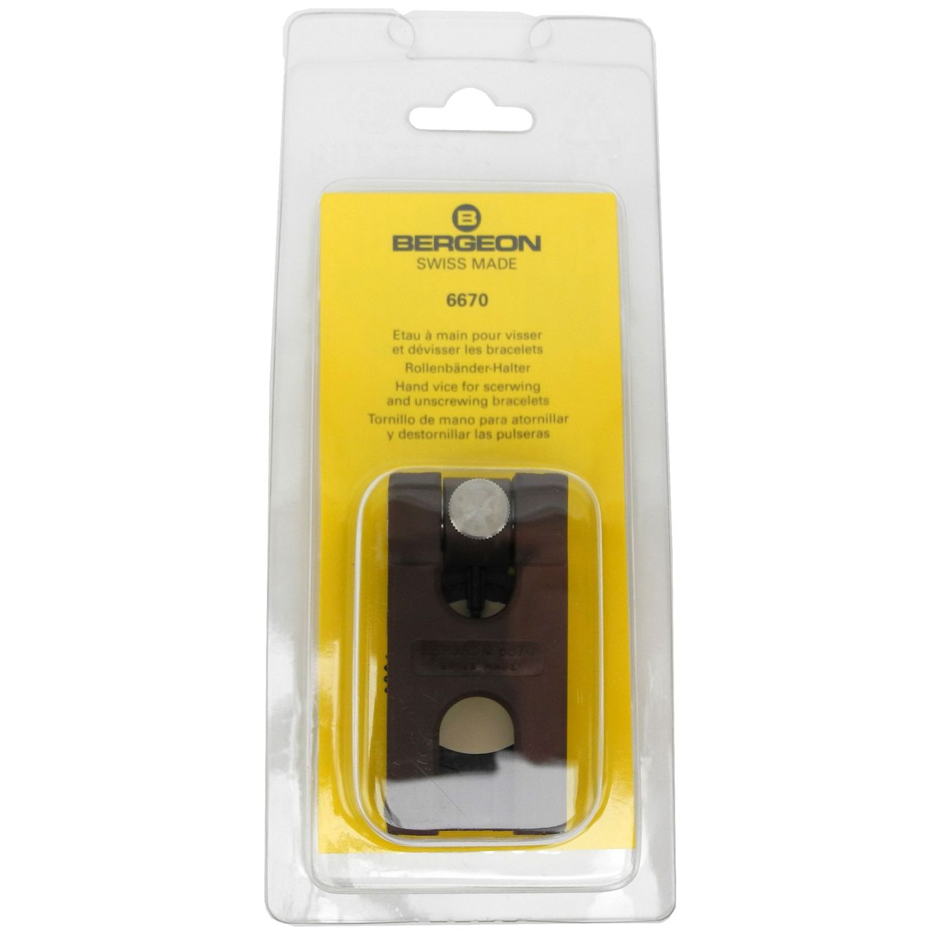 Hand Vice Set For Watch Bracelet Screws Bergeon 6670 - HB6670