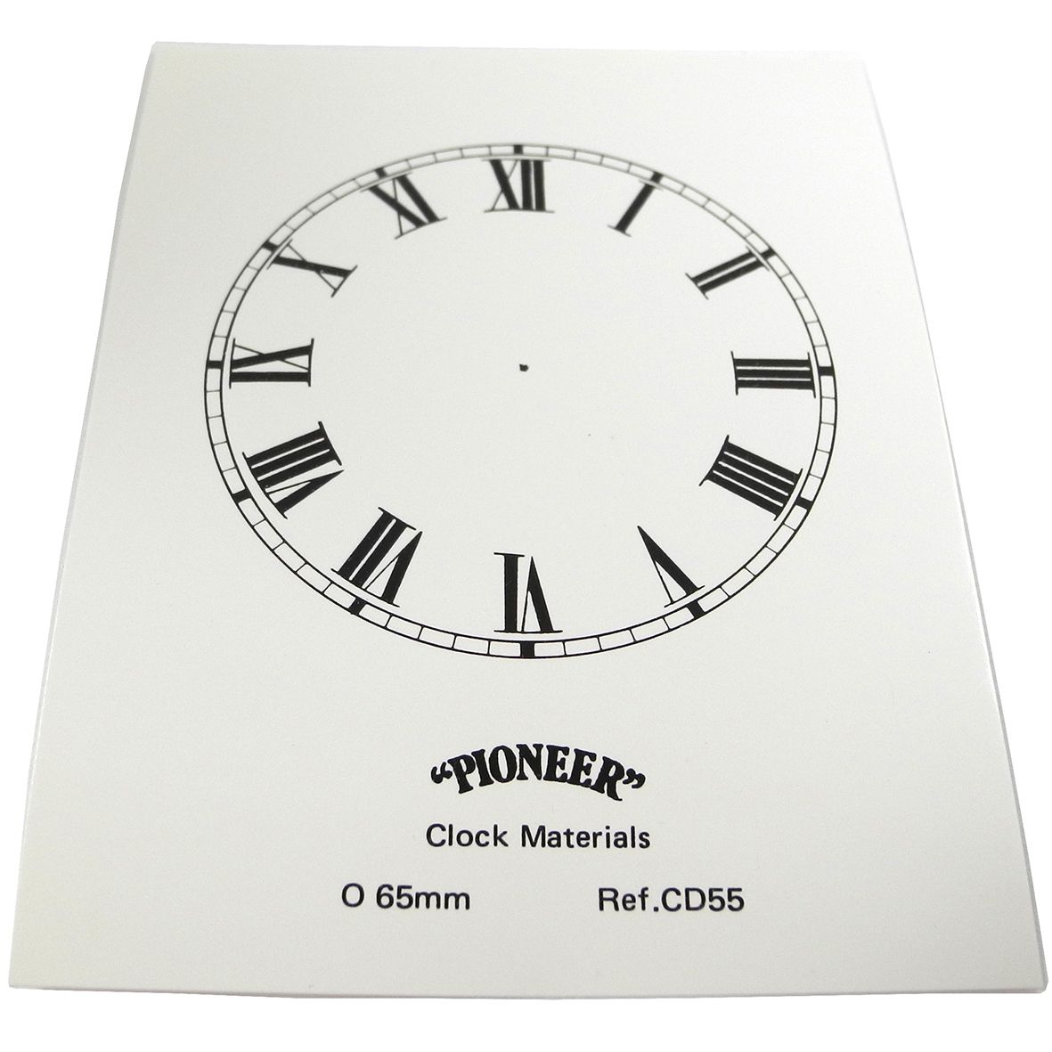 Dial, Card, Diameter 63mm - CD55
