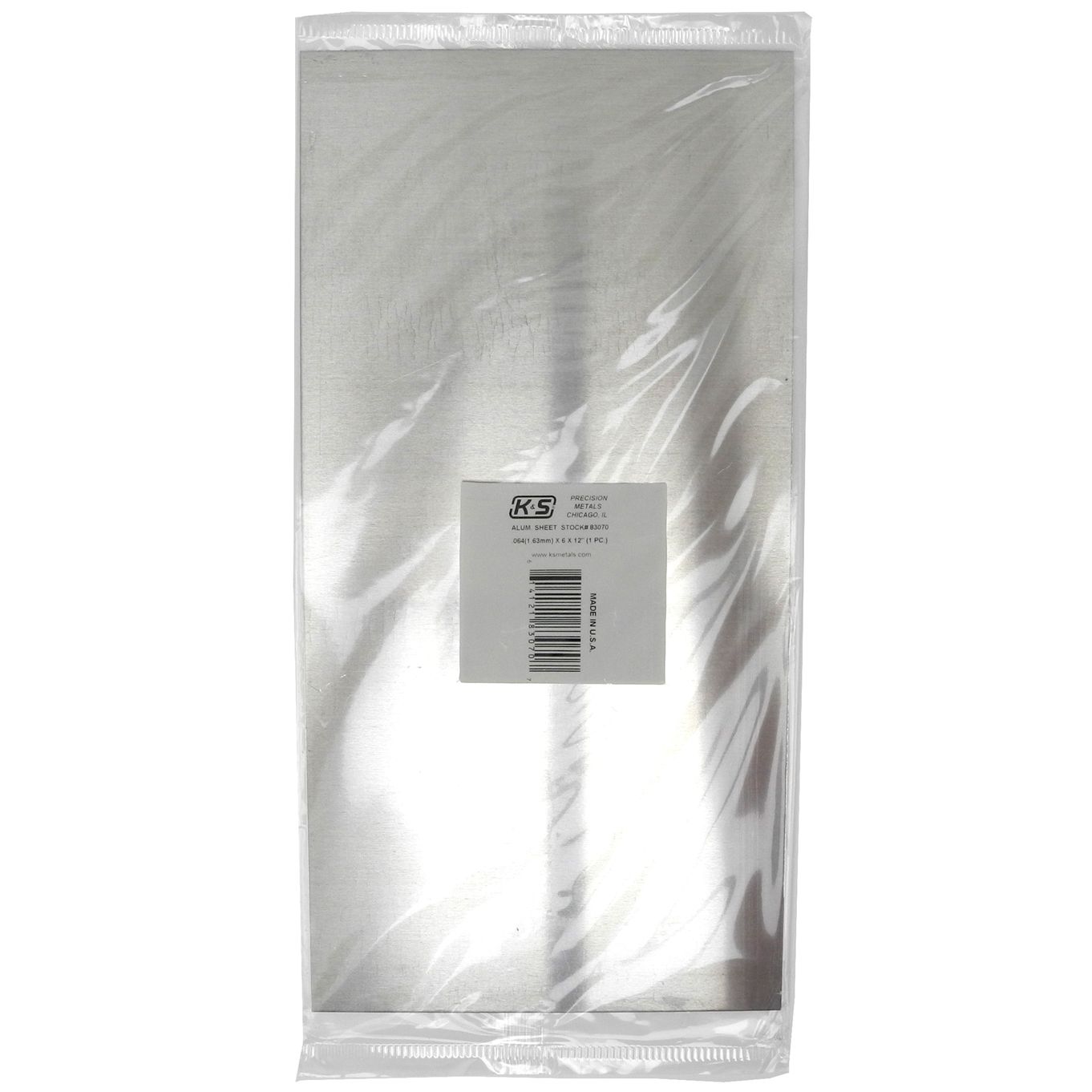 K&S Metals Aluminum Sheet .064 X 6 X 12