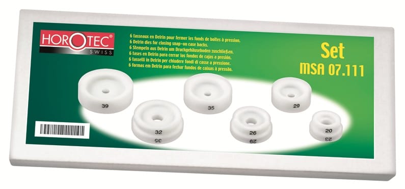 Watch Case Back Dies (Set of 6) Horotec MSA07.111 For HP29 - HP291