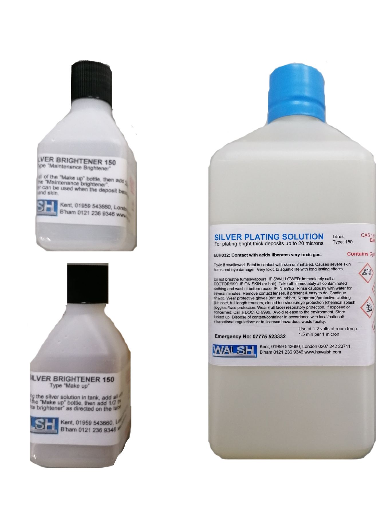 SILVER PLATING SOLUTION HEAVY 150 - TP1324