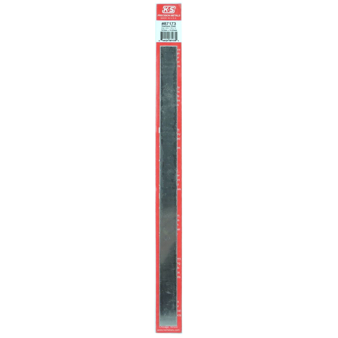 K&S 12 in. 3/4 in. Stainless Steel Strip