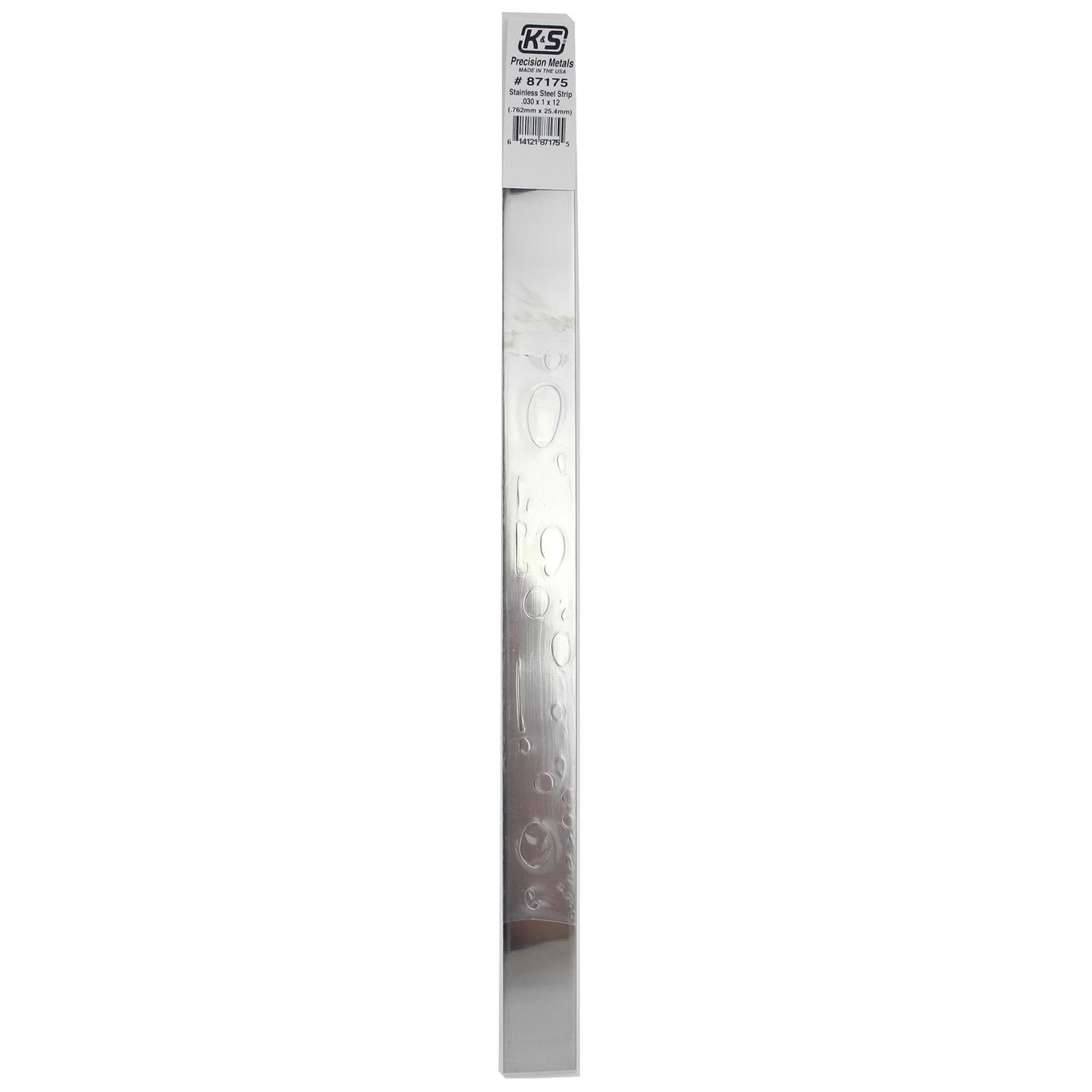 K&S SS Stainless Steel Strip 0.30 x 1 x 12