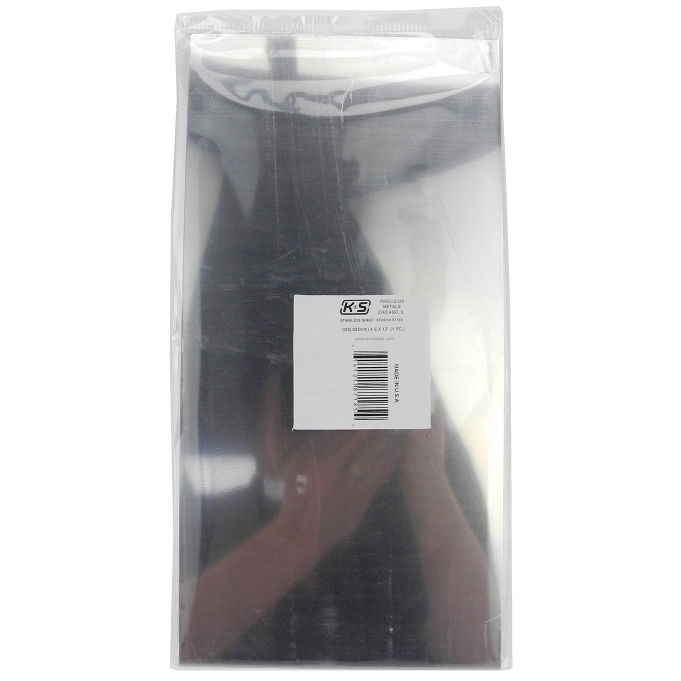 K&S 12 in. 6 in. Stainless Steel Sheet Metal K&S 12 in. 6 in. Stainless Steel Sheet Metal