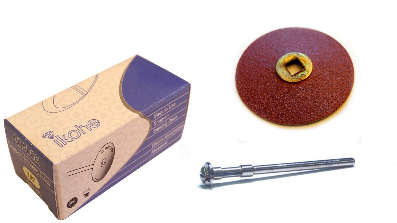 Press-On Mounted Sanding Discs