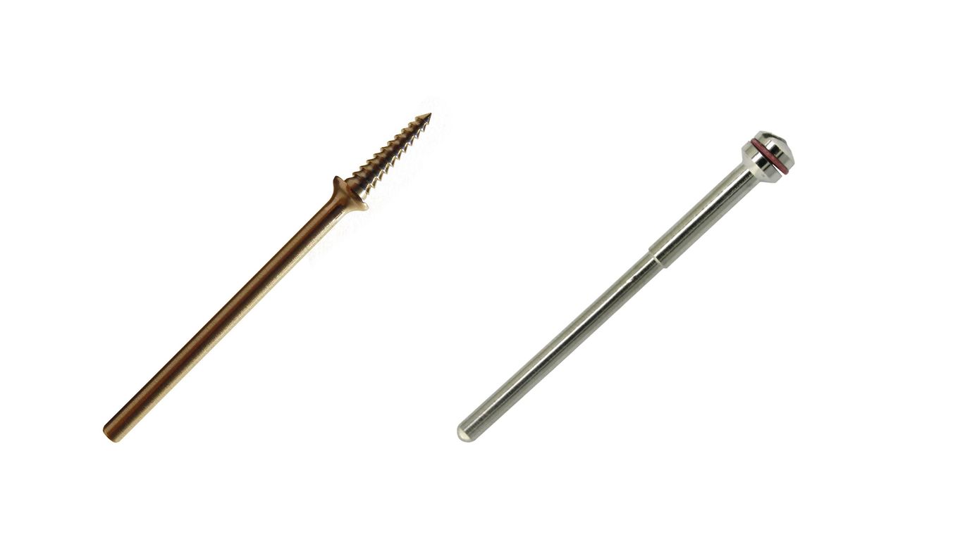 Spindles for Rubber Abrasive Wheels and Points