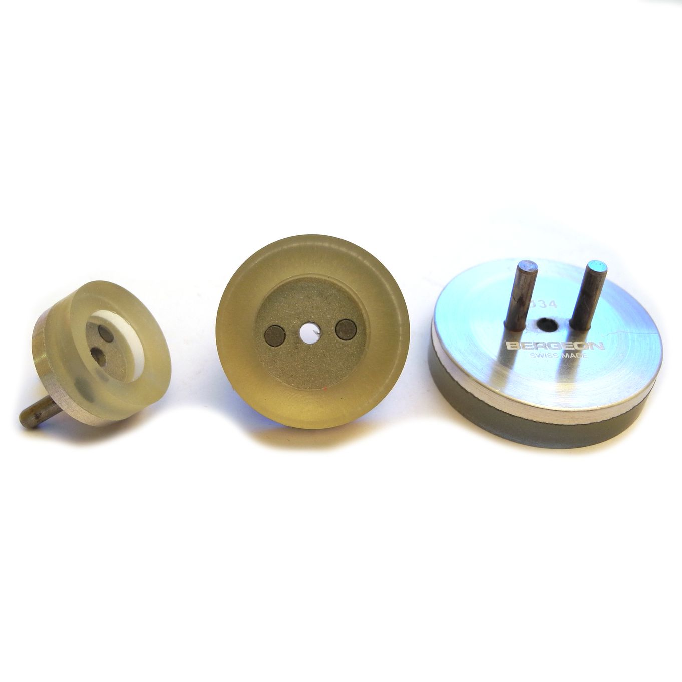 Die Set Of 3 Suction Lower Dies For Opening Watch Case Backs Bergeon 5700-03 - HW5700-03
