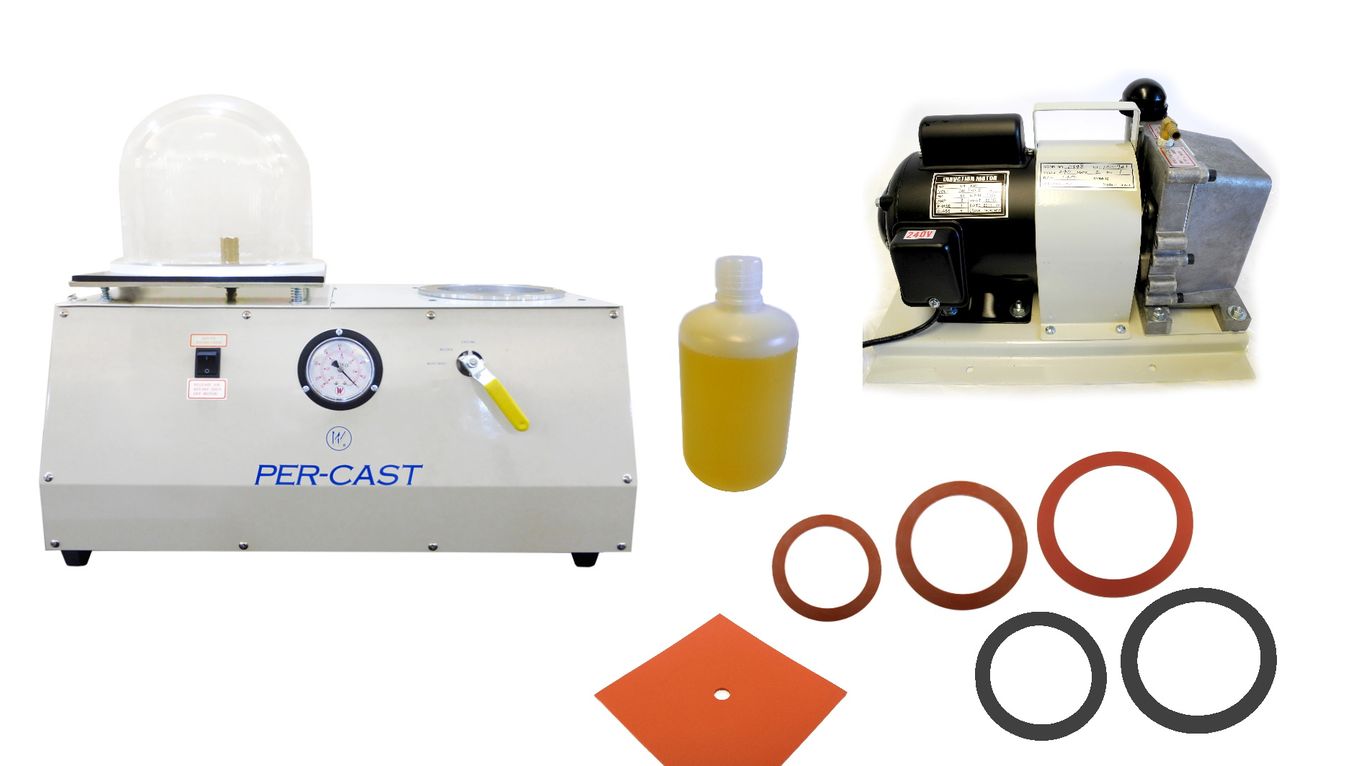 Percast Vacuum/Investing Machine & Accessories
