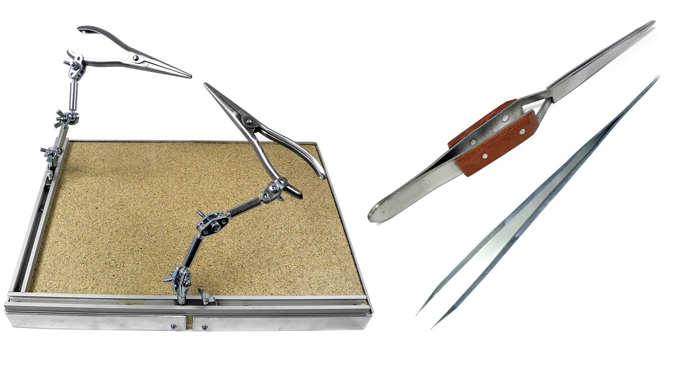 Soldering Tweezers Tongs & Stands