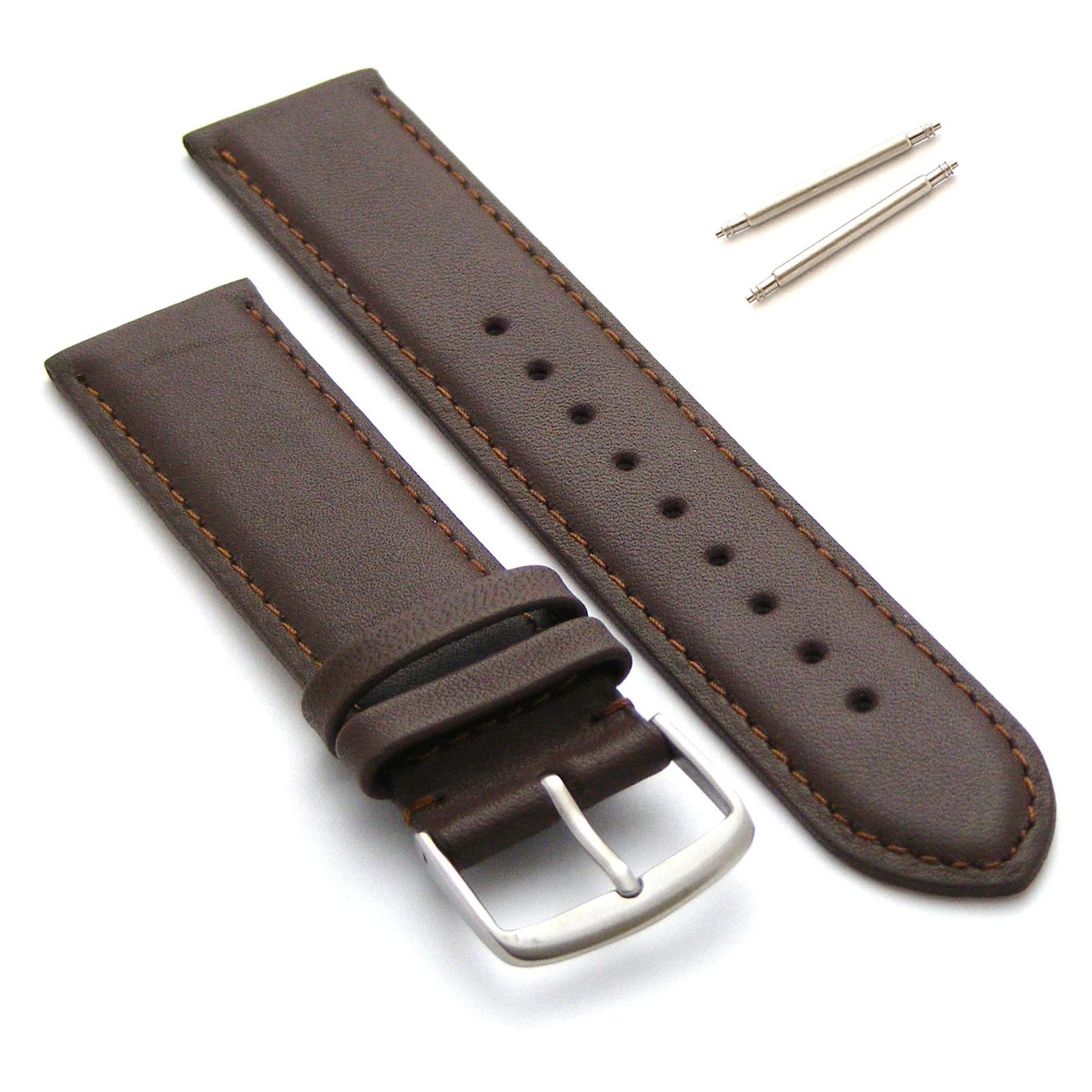 Wide Soft Calf Leather - Brown