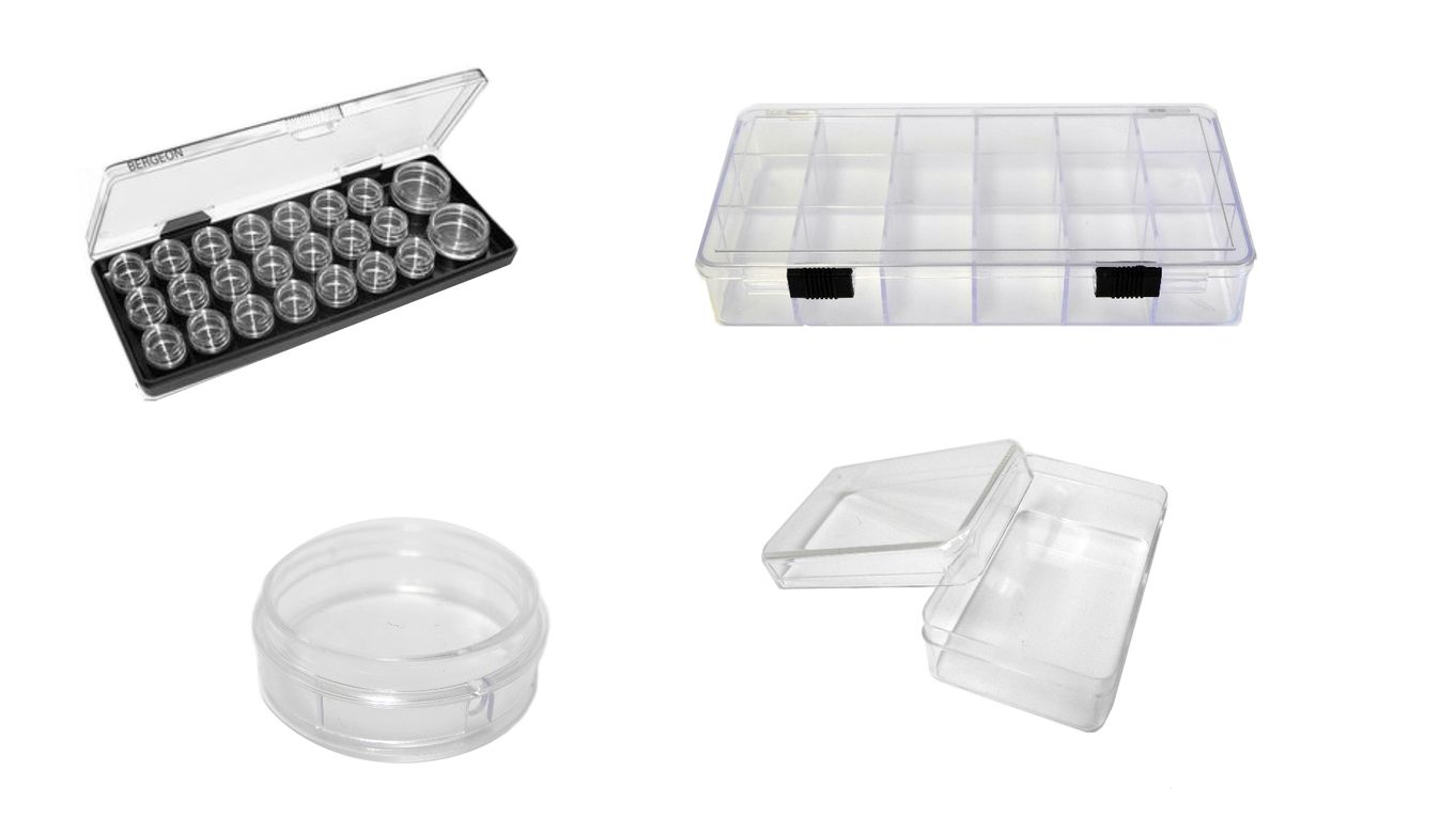 Perspex Storage Boxes