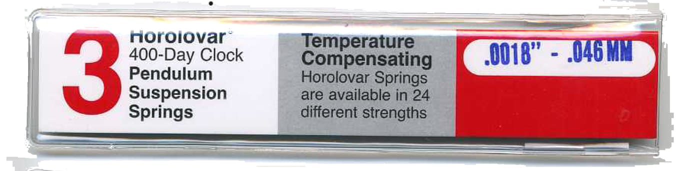 Horolovar 400 Day Suspension Wires