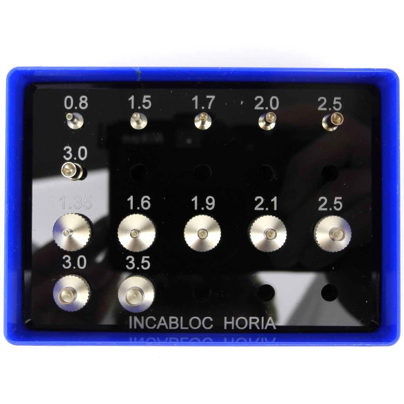 Horia Set Of Pushers & Anvils For Incabloc For Ø4.00mm Jewelling Tool - HJ149