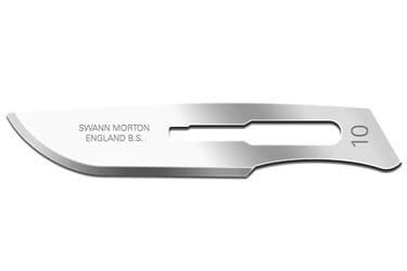 Mould Cutting Blade No.10 Carbon Steel Swann Morton - TC0160