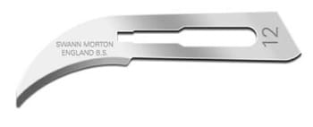 Mould Cutting Carbon Steel Blade Swann Morton No.12 - TC0161