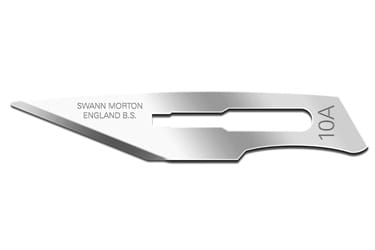 Mould Cutting Carbon Steel Blade Swann Morton No.10A - TC0162