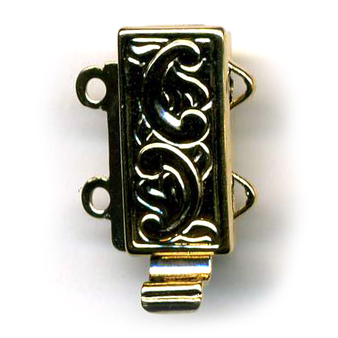 Base Metal Clasp, Gold Plated - FC2310