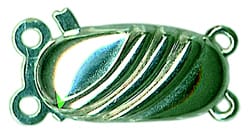 2 Row, Silver Clasp - FC4418