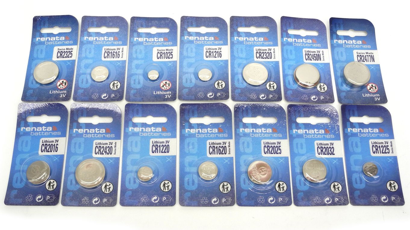 Renata CR1620 3V Lithium Coin Battery - 4 Pack