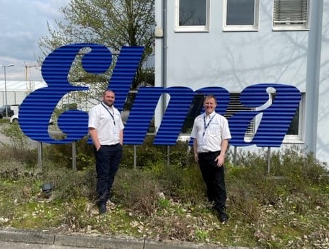 Buyers Andrew & Lee Outside Elma