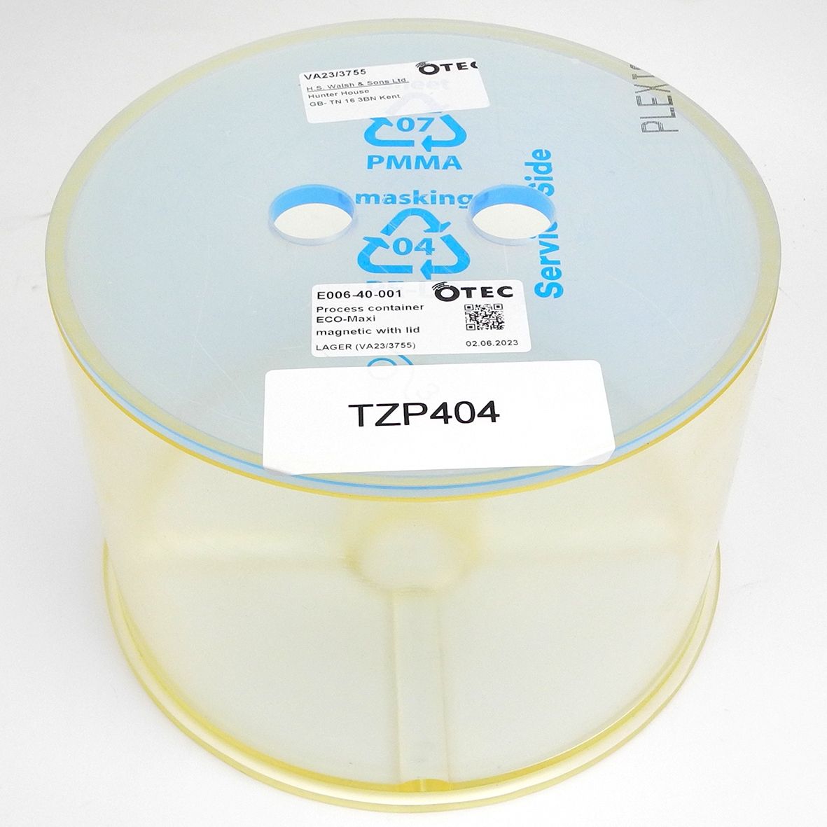 Eco Maxi Plastic Tub Mag Container Bowl - TZP404