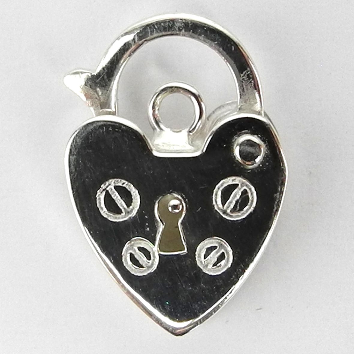 Sterling silver hot sale padlock charm