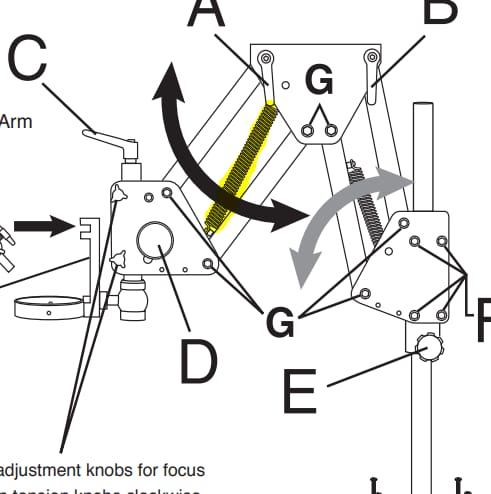 EXTENSION SPRING FOR GRS ACROBAT STAND- 022-295