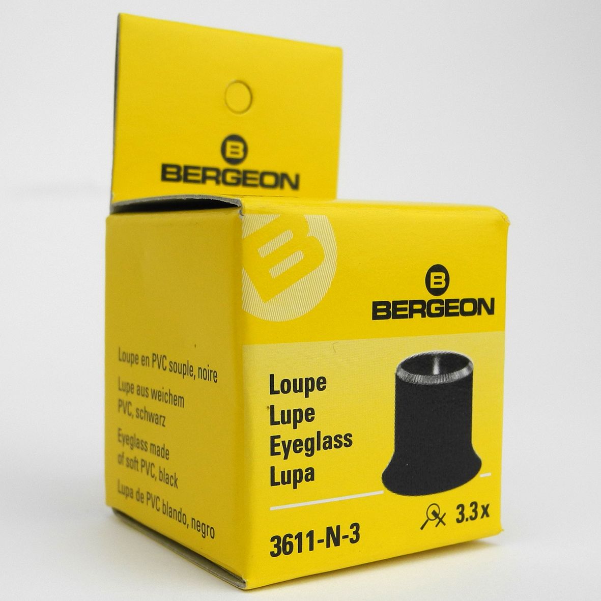 Eyeglass Synthetic 3.3x Mag 3" Focal Length Bergeon 3611-N-2 - HE3611-N-3