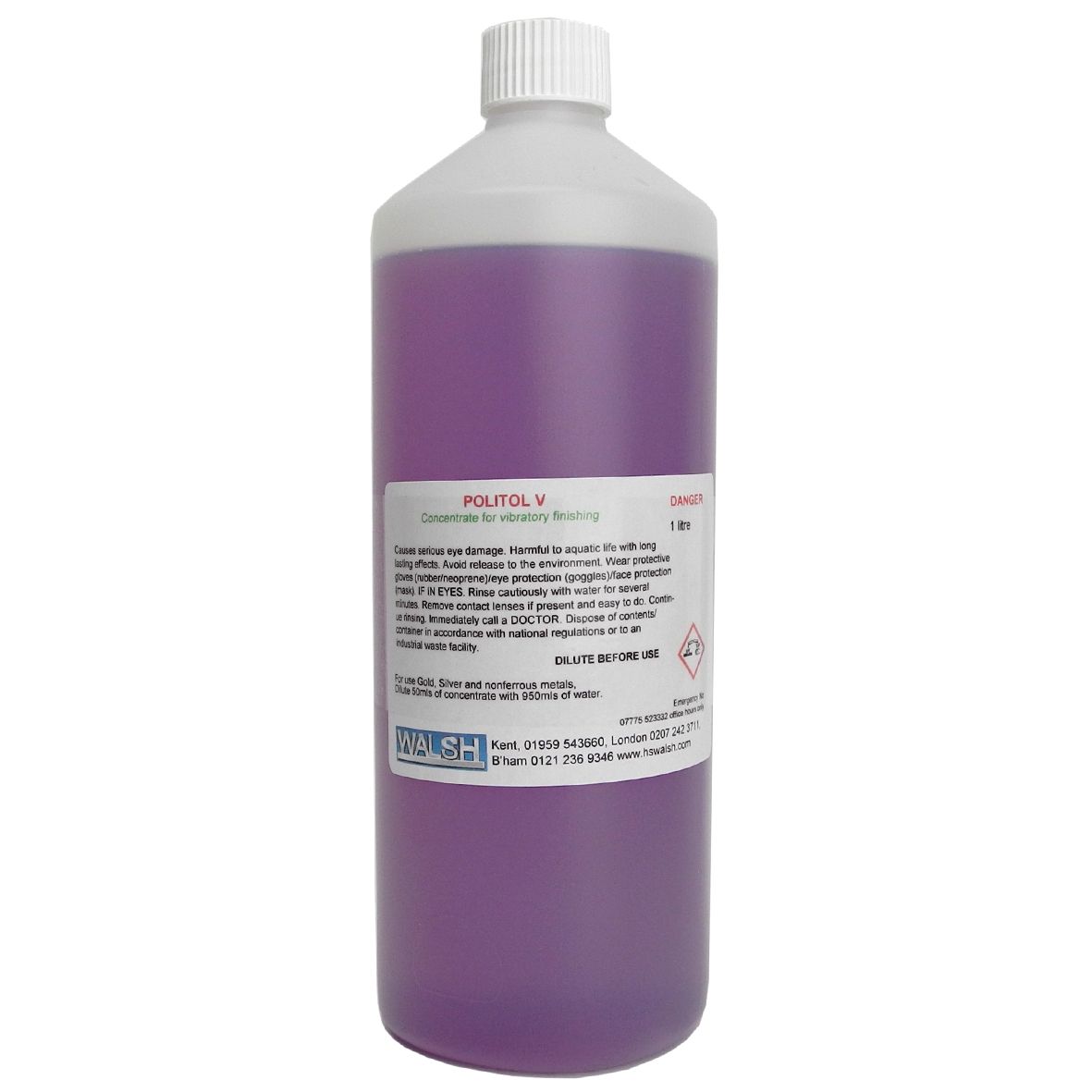 Politol V Polishing Brightening Soap Solution (1 Litre) - TZB981