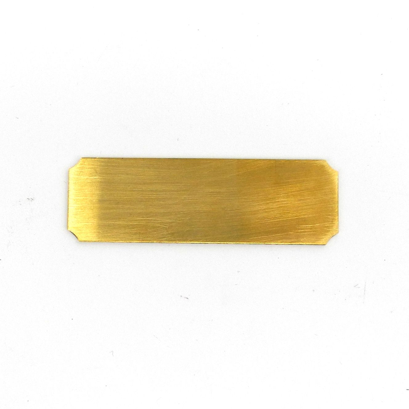 Inscription Plate Brass For Engraving 63mm x 20mm - TE34452B