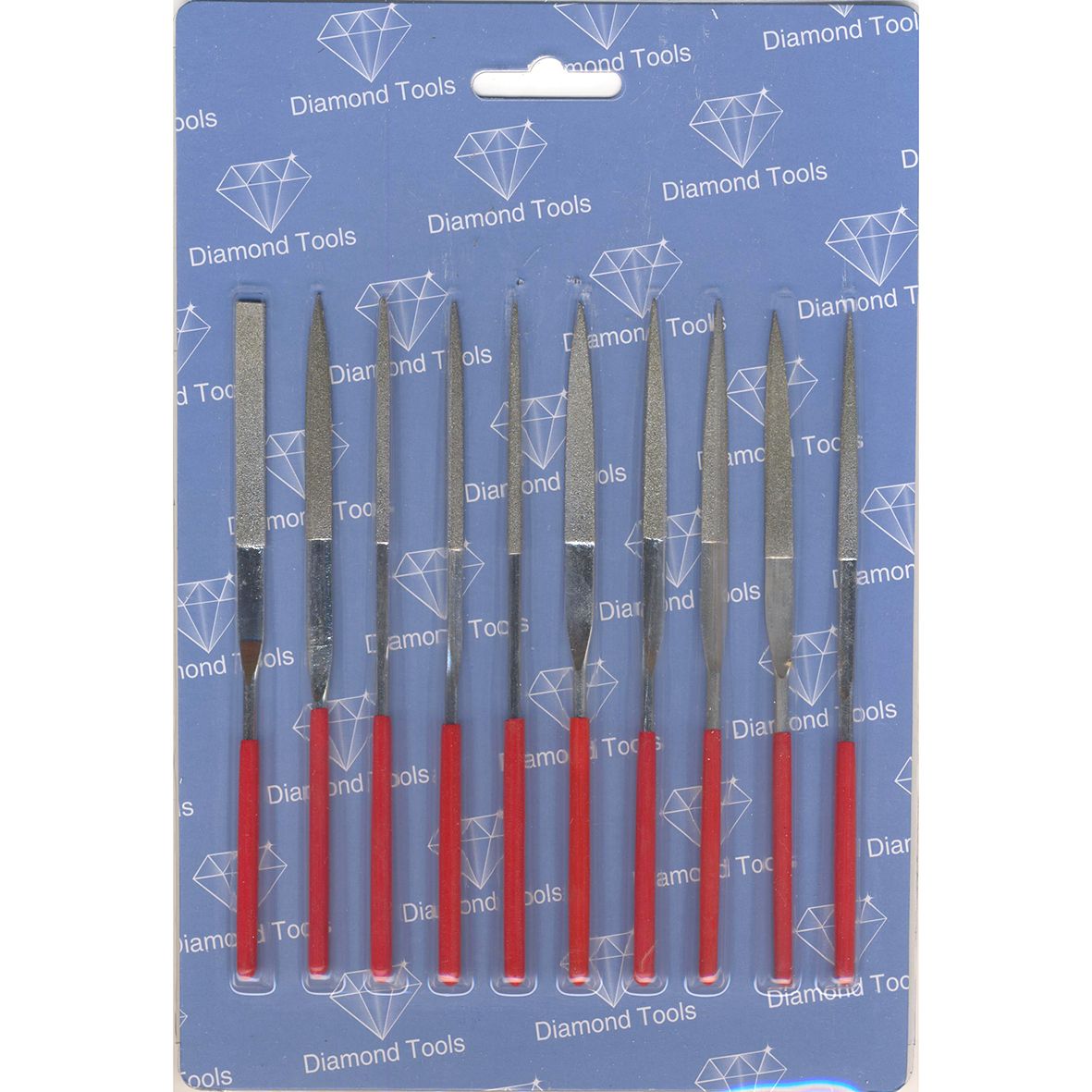 Diamond File Set of 10 Pieces 14cm - TF200