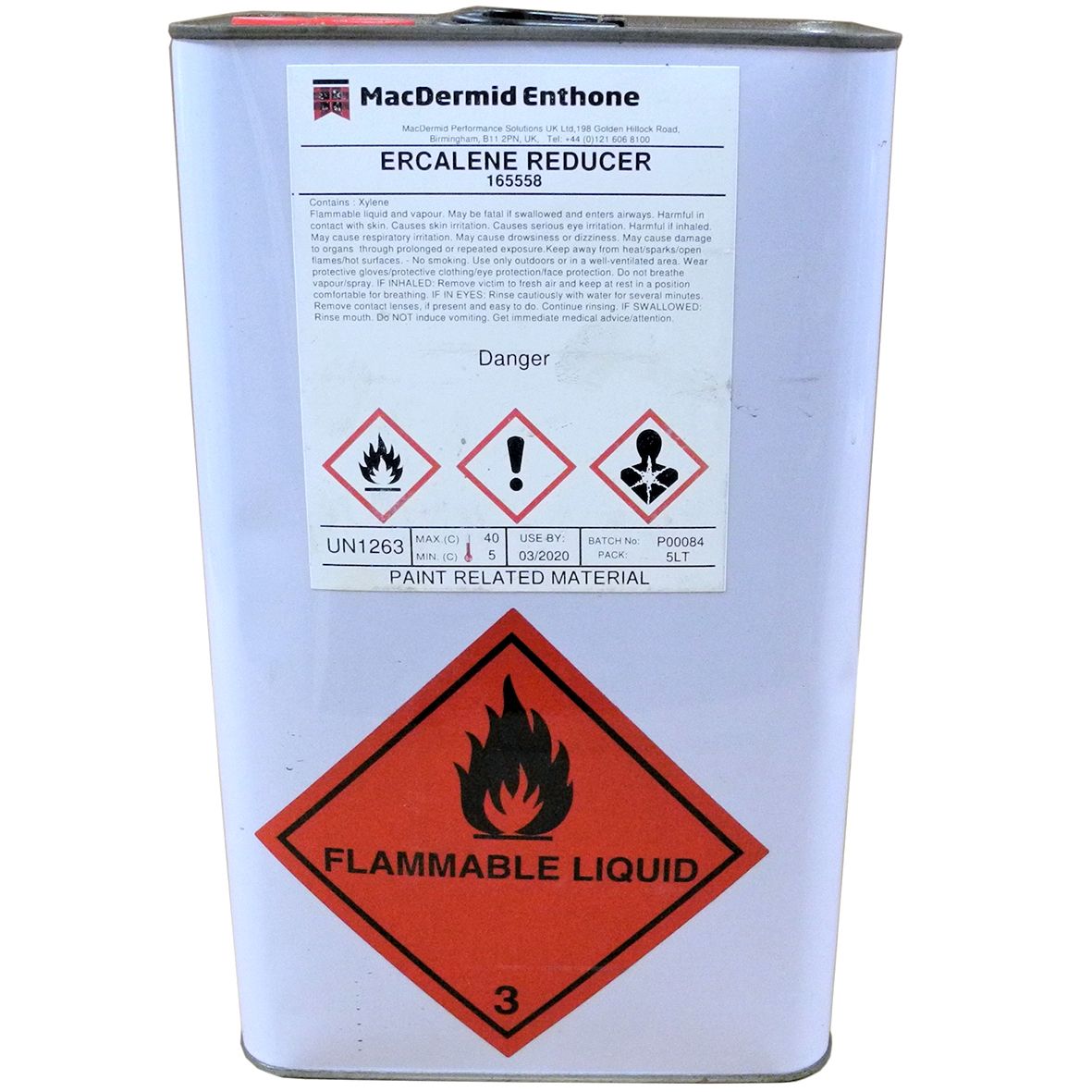 Ercalene Reducer 'Thinner' (5 Litres) - T65607