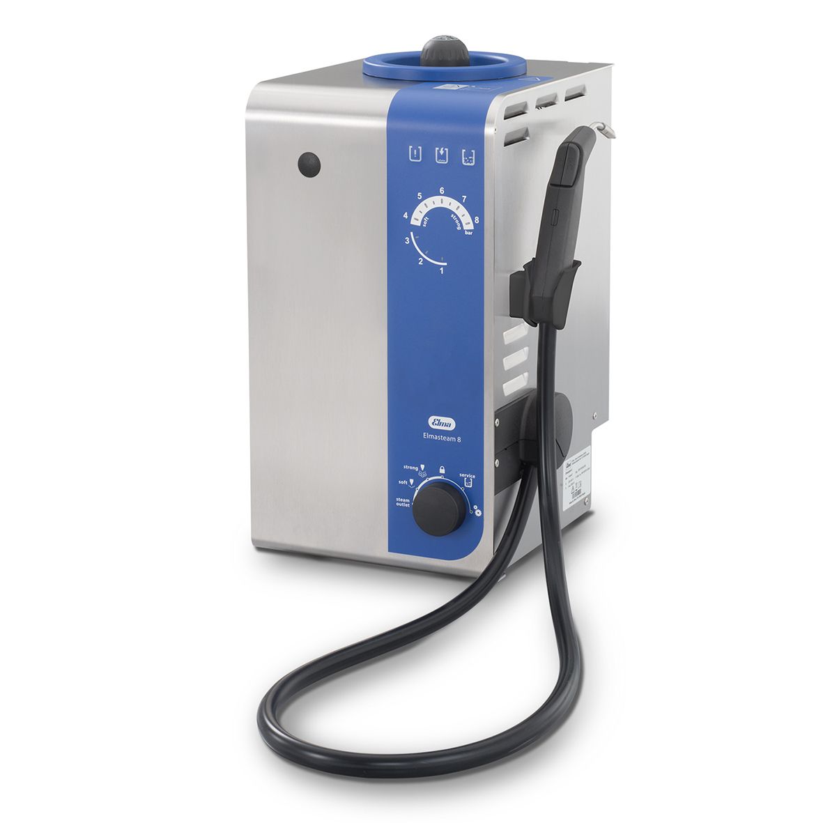 Elmasteam 8 Basic Steam Cleaner With 1 x Handpiece (1,4m) With Pump With Compressed Air Connection - TS3308B