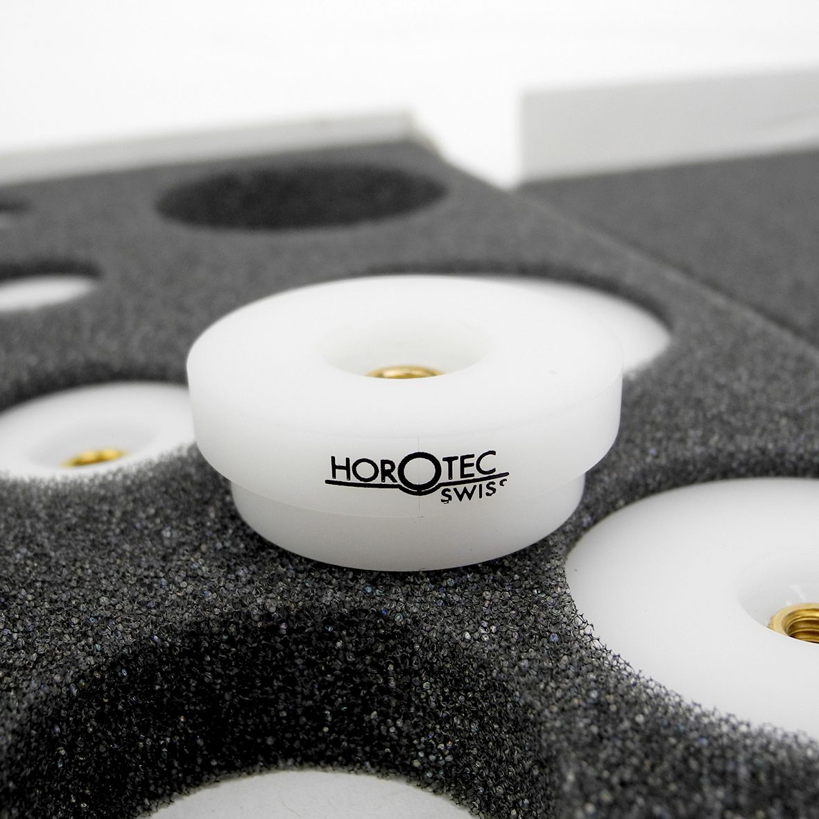 Watch Case Back Dies Threaded For Fitting Flat Mineral Crystals (Set Of 8) Ø16-46mm Horotec MSA06.520 For HP34 - HP310
