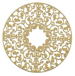 Dial Centre, Brass, Diameter 107mm - CD305