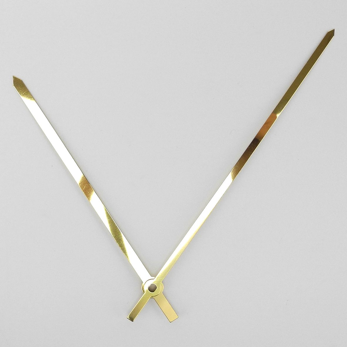 Clock Hands Baton Gold Euro Shaft (Minute 125mm, Hour 100mm) - CH529125G