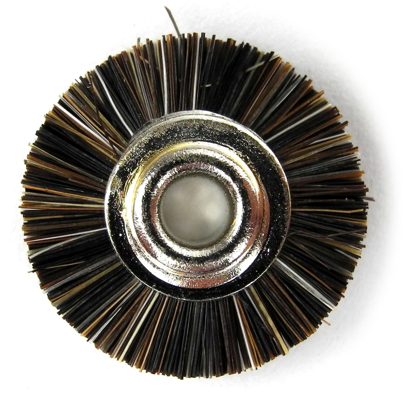 Unmounted Brown/White Bristle Wheel - TM931BROWN/WHITE